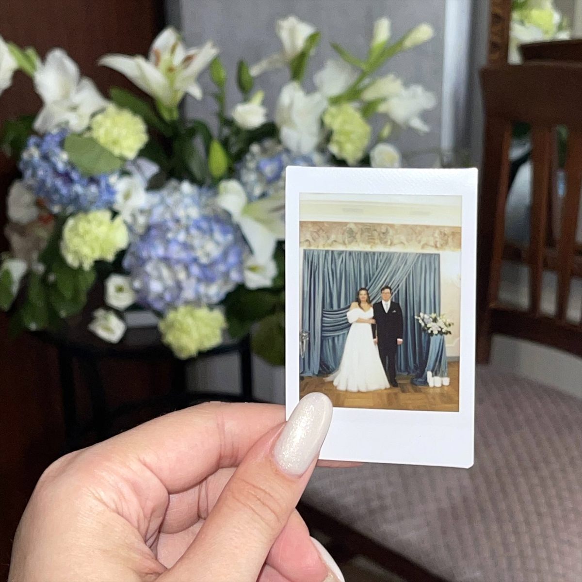 Свадебный кадр Instax
